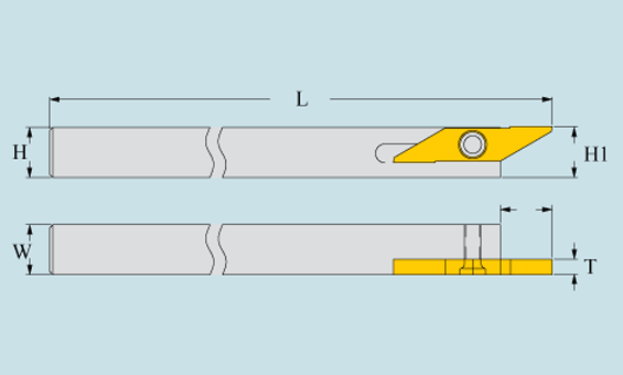 Swiss Type CNC Head-Sliding Lathe Tool/Holder